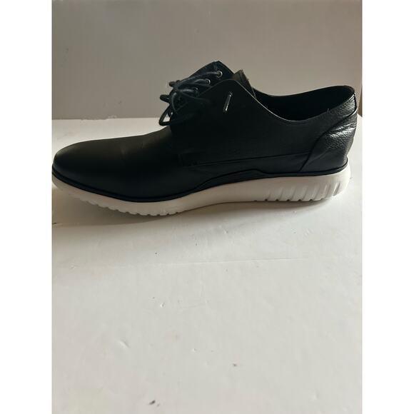 Calvin Klein TEODOR Soft Leather Shoes Dress Sneakers Black Size 13 Rtail $180 - Picture 5 of 8